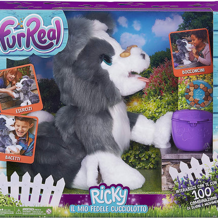 Hasbro FurReal Ricky, il mio fedele cucciolotto Cane Interattivo