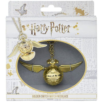 Harry Potter Zegarek Naszyjnik Złoty Znicz (pozłacany)